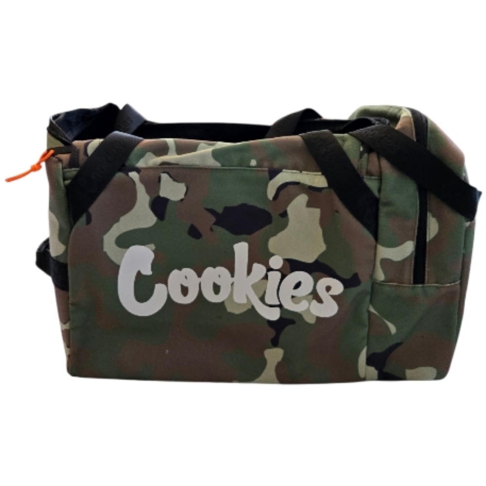 Cookie Heritage Smell‎ Proof Duffel Green Camo Bag